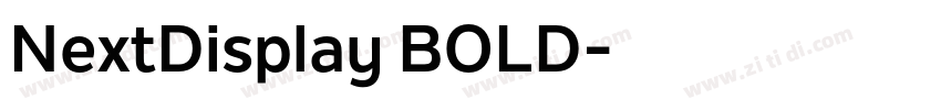 NextDisplay BOLD字体转换 NextDisplay BOLD字体转换